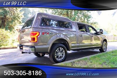 2018 Ford F-150 Lariat 4X4 Lariat 81K Power Stroke Heated AC  Leather Crew Cab Matching Color Canopy 1 OWNER Newer Tires - Photo 9 - Milwaukie, OR 97267