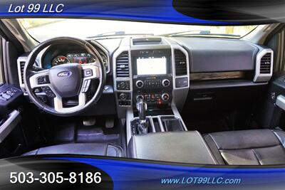 2018 Ford F-150 Lariat 4X4 Lariat 81K Power Stroke Heated AC  Leather Crew Cab Matching Color Canopy 1 OWNER Newer Tires - Photo 2 - Milwaukie, OR 97267