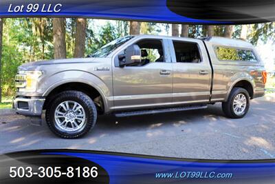 2018 Ford F-150 Lariat 4X4 Lariat 81K Power Stroke Heated AC  Leather Crew Cab Matching Color Canopy 1 OWNER Newer Tires - Photo 5 - Milwaukie, OR 97267