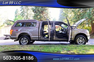 2018 Ford F-150 Lariat 4X4 Lariat 81K Power Stroke Heated AC  Leather Crew Cab Matching Color Canopy 1 OWNER Newer Tires - Photo 30 - Milwaukie, OR 97267