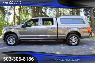 2018 Ford F-150 Lariat 4X4 Lariat Power Stroke Heated AC Leather  Crew Cab Matching Color Canopy 1 OWNER Newer Tires Truck