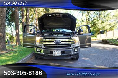 2018 Ford F-150 Lariat 4X4 Lariat 81K Power Stroke Heated AC  Leather Crew Cab Matching Color Canopy 1 OWNER Newer Tires - Photo 29 - Milwaukie, OR 97267