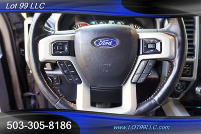 2018 Ford F-150 Lariat 4X4 Lariat 81K Power Stroke Heated AC  Leather Crew Cab Matching Color Canopy 1 OWNER Newer Tires - Photo 25 - Milwaukie, OR 97267