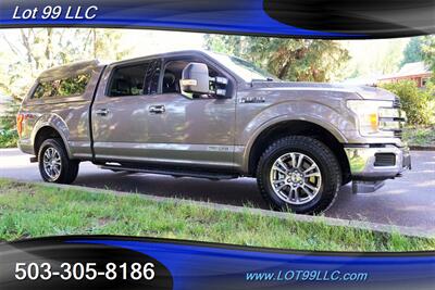2018 Ford F-150 Lariat 4X4 Lariat 81K Power Stroke Heated AC  Leather Crew Cab Matching Color Canopy 1 OWNER Newer Tires - Photo 7 - Milwaukie, OR 97267