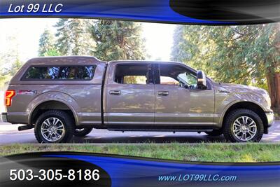 2018 Ford F-150 Lariat 4X4 Lariat 81K Power Stroke Heated AC  Leather Crew Cab Matching Color Canopy 1 OWNER Newer Tires - Photo 8 - Milwaukie, OR 97267