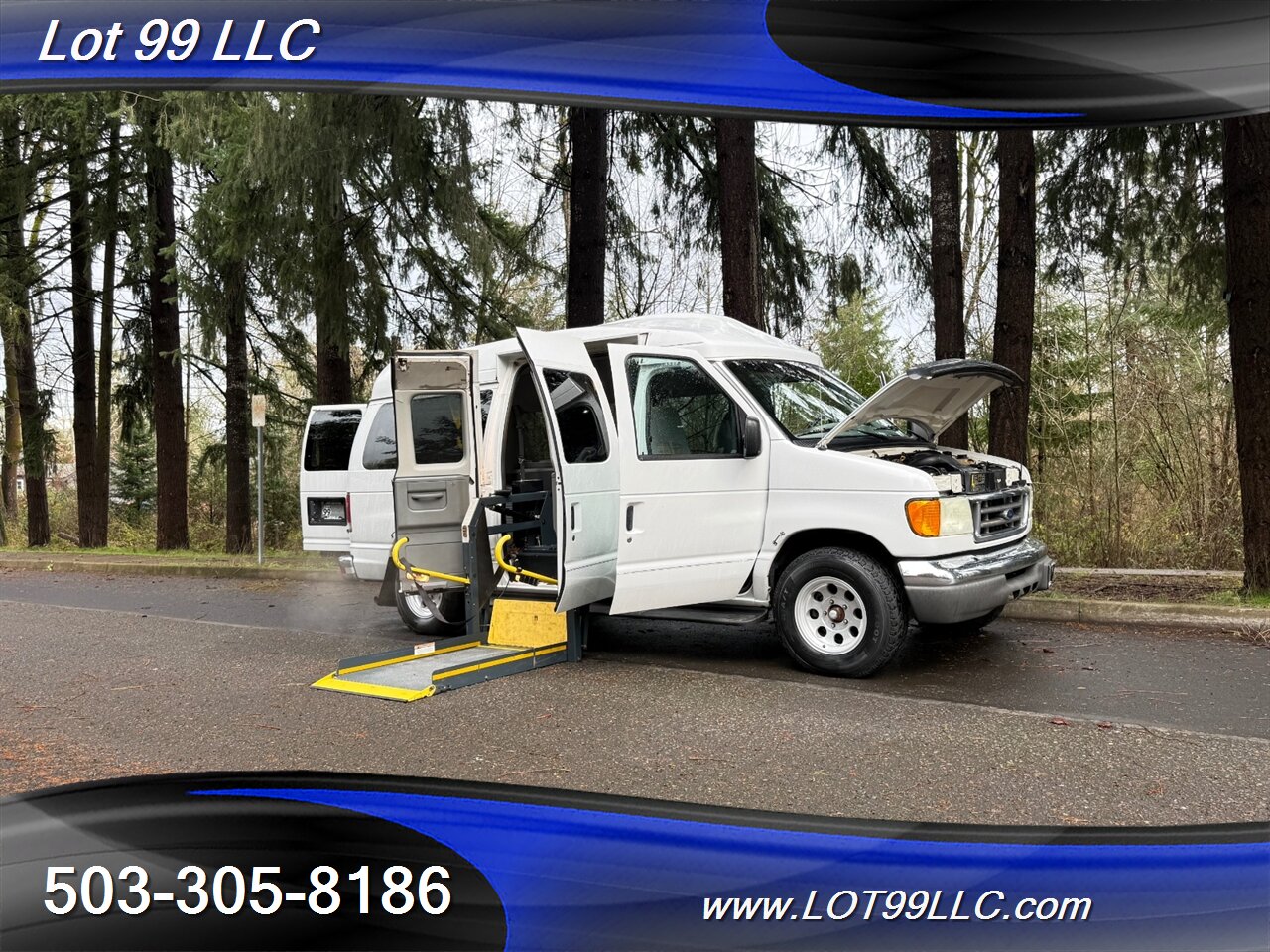 2005 Ford E-Series Van E150 XLT **WHEELCHAIR VAN ** 132k High Roof 4.6L  V8 Ricon Power Side Wheelchair Lift Cruise Control - Photo 44 - Milwaukie, OR 97267