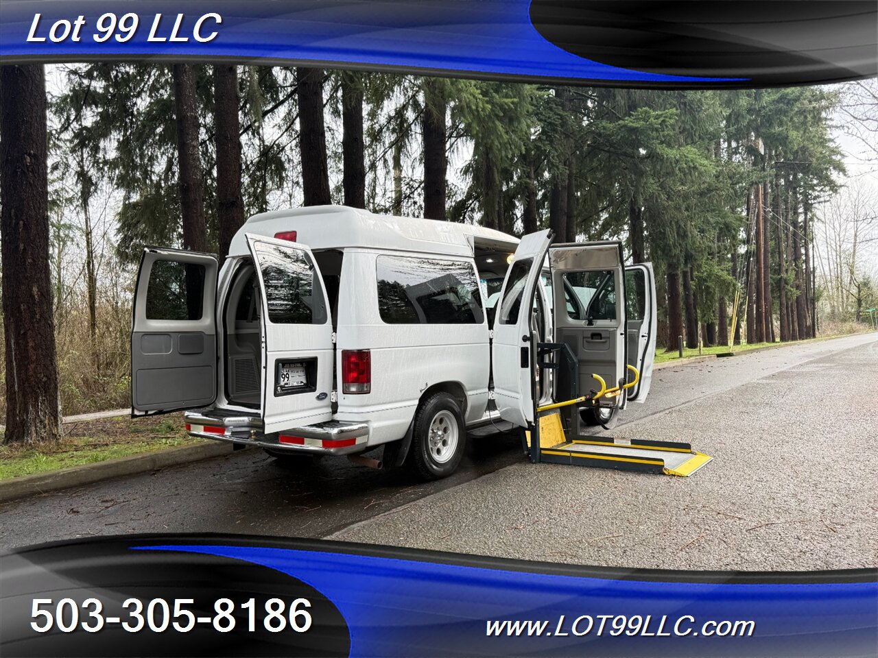 2005 Ford E-Series Van E150 XLT **WHEELCHAIR VAN ** 132k High Roof 4.6L  V8 Ricon Power Side Wheelchair Lift Cruise Control - Photo 46 - Milwaukie, OR 97267