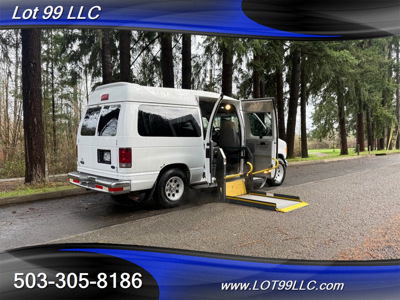 2005 Ford E-Series Van E150 XLT **WHEELCHAIR VAN ** 132k High Roof 4.6L  V8 Ricon Power Side Wheelchair Lift Cruise Control - Photo 4 - Milwaukie, OR 97267