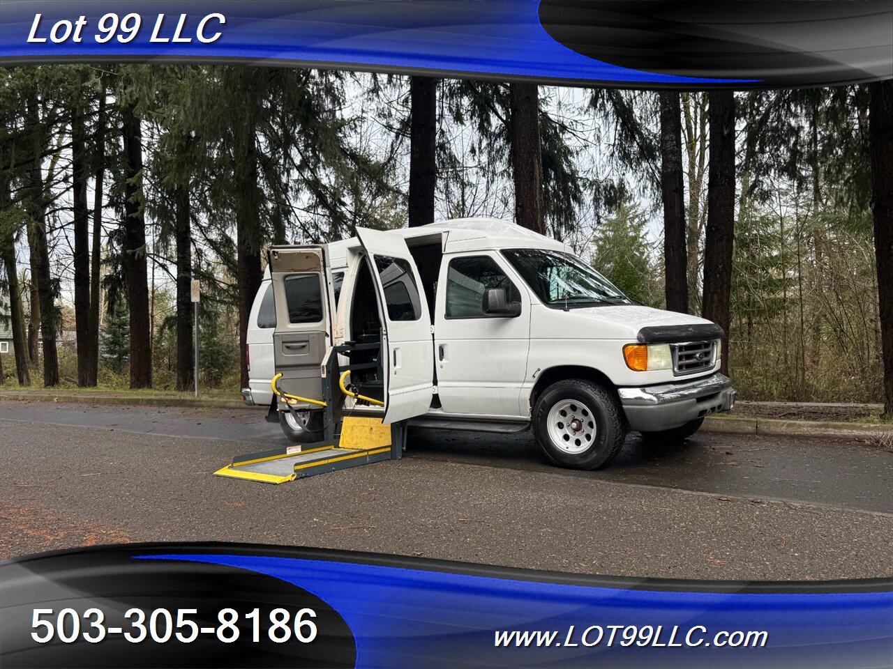 2005 Ford E-Series Van E150 XLT **WHEELCHAIR VAN ** 132k High Roof 4.6L  V8 Ricon Power Side Wheelchair Lift Cruise Control - Photo 38 - Milwaukie, OR 97267