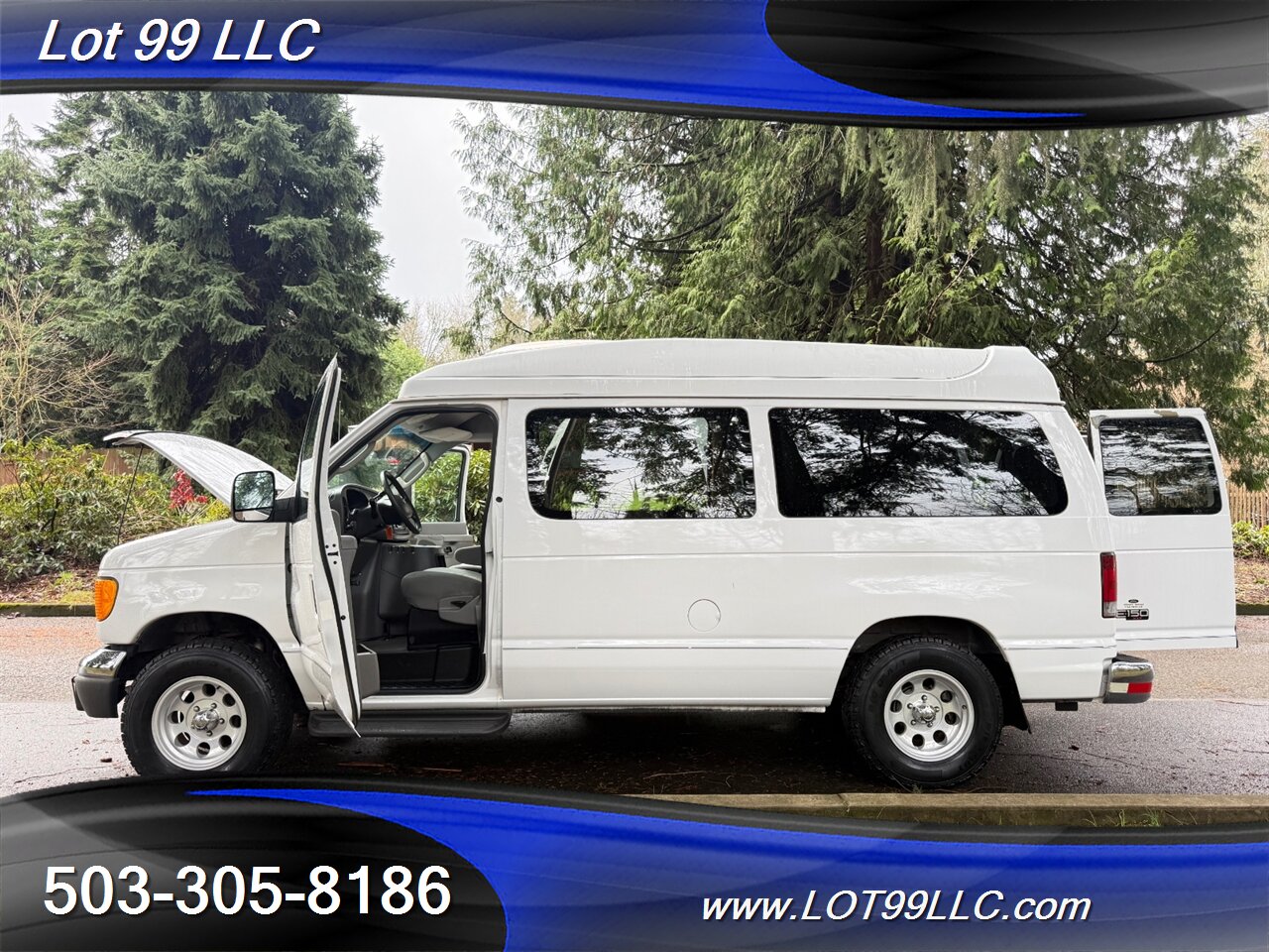2005 Ford E-Series Van E150 XLT **WHEELCHAIR VAN ** 132k High Roof 4.6L  V8 Ricon Power Side Wheelchair Lift Cruise Control - Photo 40 - Milwaukie, OR 97267