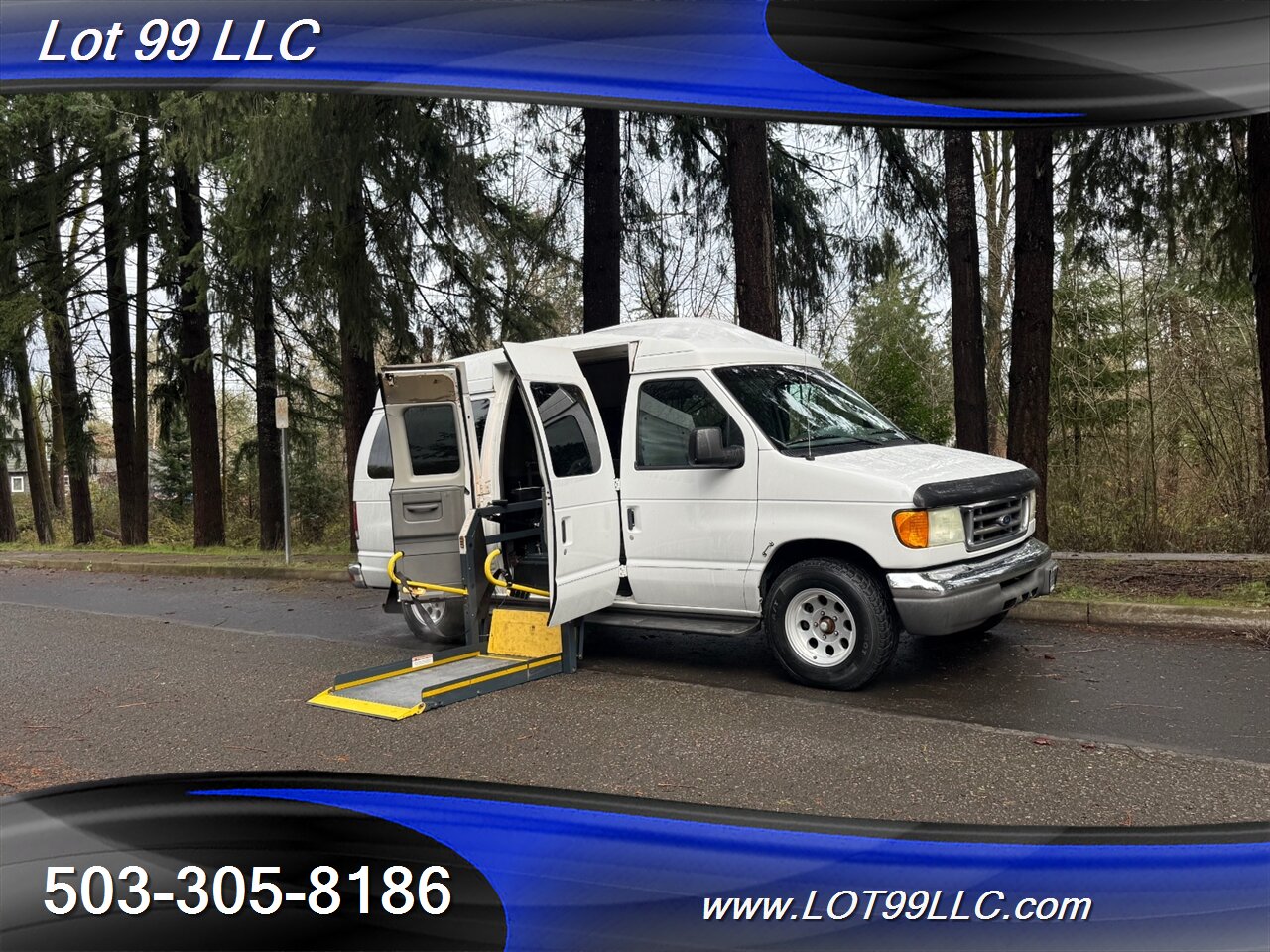 2005 Ford E-Series Van E150 XLT **WHEELCHAIR VAN ** 132k High Roof 4.6L  V8 Ricon Power Side Wheelchair Lift Cruise Control - Photo 39 - Milwaukie, OR 97267