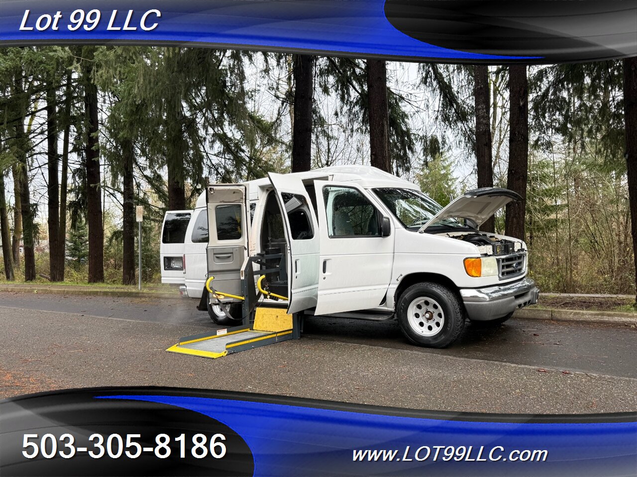 2005 Ford E-Series Van E150 XLT **WHEELCHAIR VAN ** 132k High Roof 4.6L  V8 Ricon Power Side Wheelchair Lift Cruise Control - Photo 47 - Milwaukie, OR 97267