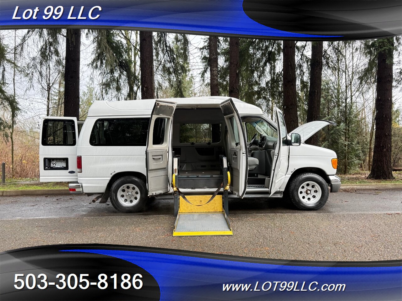 2005 Ford E-Series Van E150 XLT **WHEELCHAIR VAN ** 132k High Roof 4.6L  V8 Ricon Power Side Wheelchair Lift Cruise Control - Photo 25 - Milwaukie, OR 97267