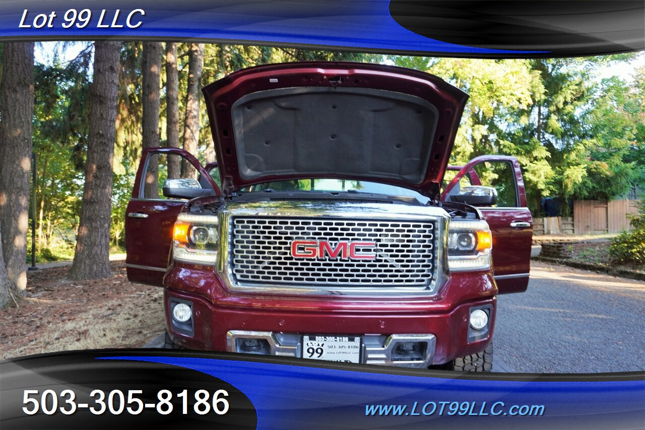 2015 GMC Sierra 1500 Denali 4X4 V8 5.3L Automatic Heated leather Seats Moon Roof LIFTED Black Wheels Newer Tires - Photo 30 - Milwaukie, OR 97267