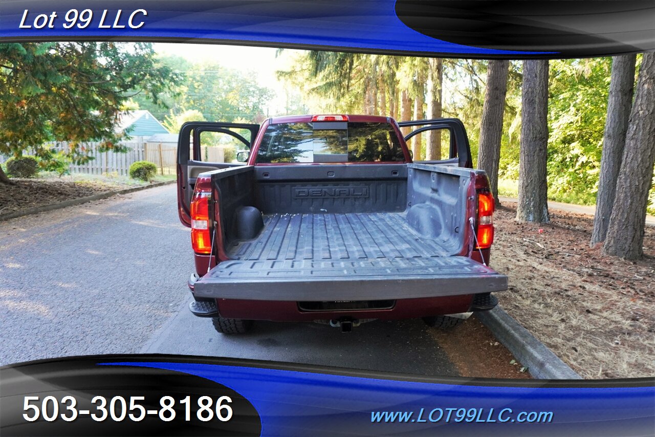 2015 GMC Sierra 1500 Denali 4X4 V8 5.3L Automatic Heated leather Seats Moon Roof LIFTED Black Wheels Newer Tires - Photo 32 - Milwaukie, OR 97267