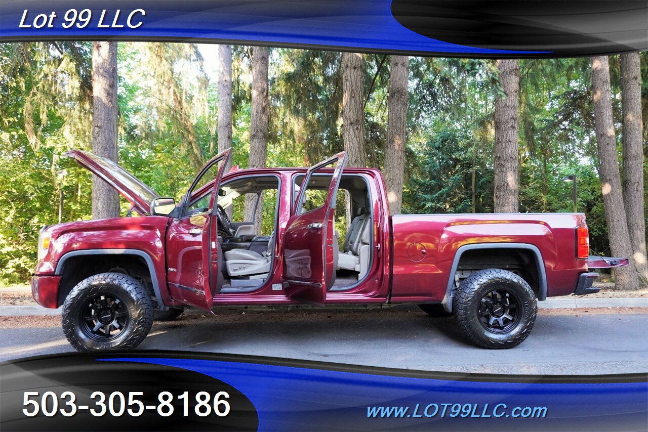 2015 GMC Sierra 1500 Denali 4X4 V8 5.3L Automatic Heated leather Seats Moon Roof LIFTED Black Wheels Newer Tires - Photo 29 - Milwaukie, OR 97267