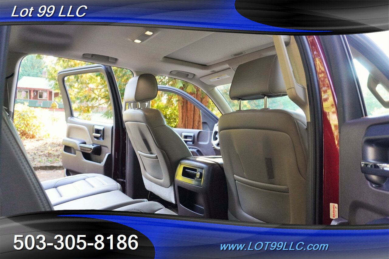 2015 GMC Sierra 1500 Denali 4X4 V8 5.3L Automatic Heated leather Seats Moon Roof LIFTED Black Wheels Newer Tires - Photo 16 - Milwaukie, OR 97267