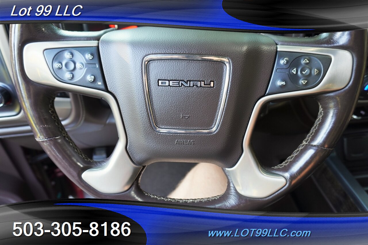 2015 GMC Sierra 1500 Denali 4X4 V8 5.3L Automatic Heated leather Seats Moon Roof LIFTED Black Wheels Newer Tires - Photo 22 - Milwaukie, OR 97267