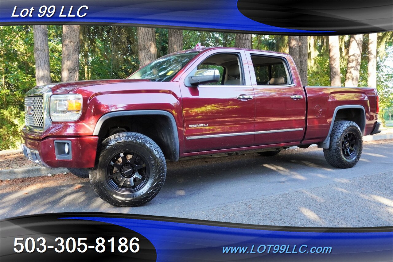 2015 GMC Sierra 1500 Denali 4X4 V8 5.3L Automatic Heated leather Seats Moon Roof LIFTED Black Wheels Newer Tires - Photo 5 - Milwaukie, OR 97267