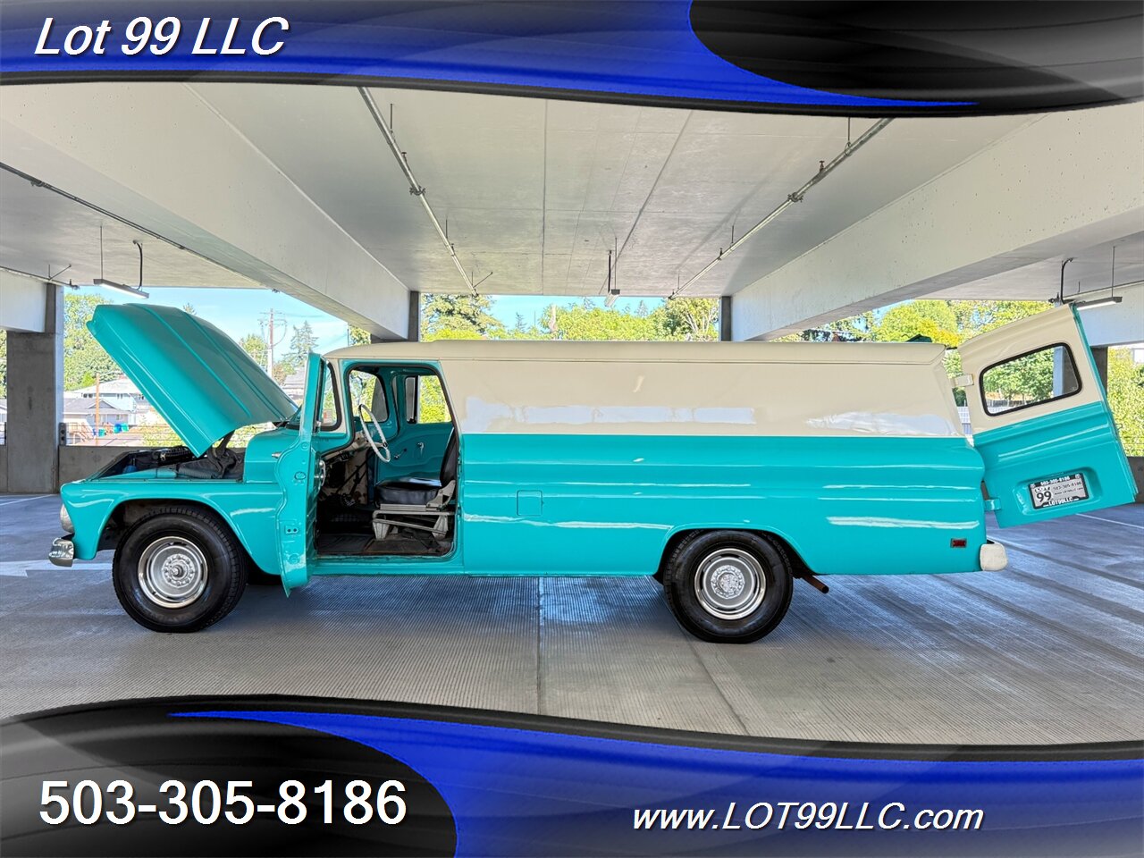 1963 Chevrolet C-20 Panel Truck 133 " Chassis 9' Bed "Super Van " - Photo 17 - Milwaukie, OR 97267