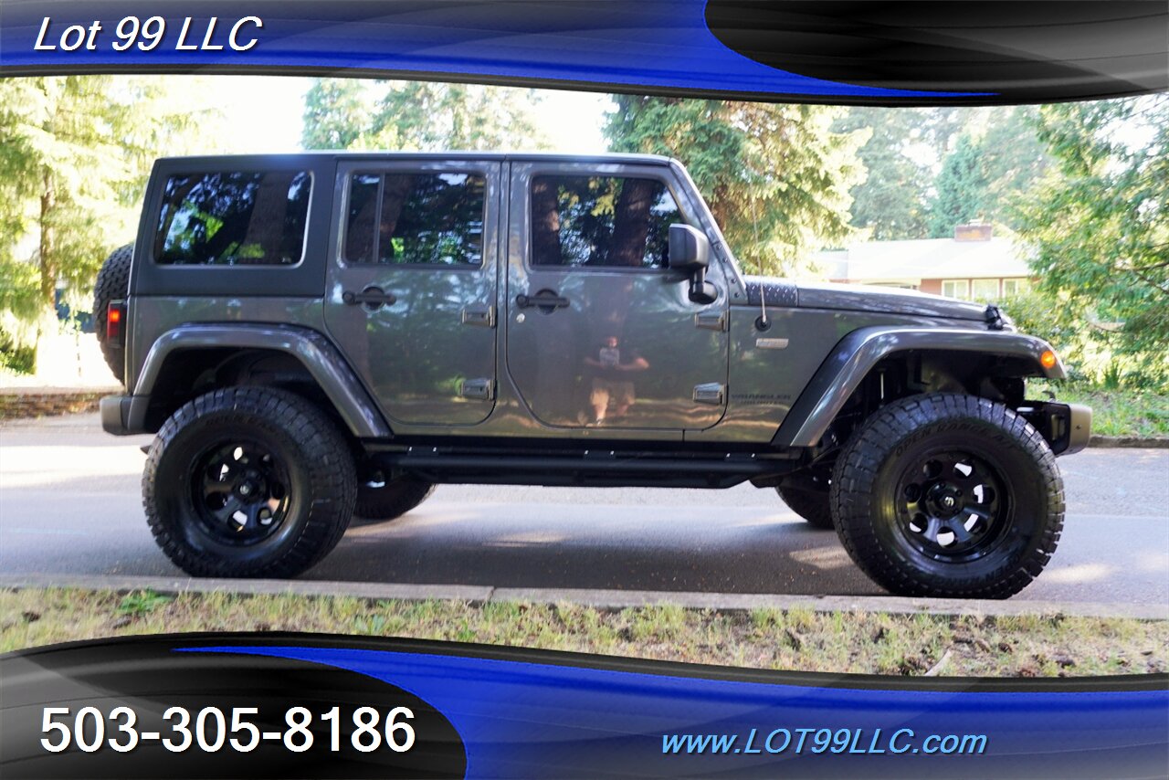 2016 Jeep Wrangler Unlimited Sahara 4X4 Unlimited 75th Anniversary Edition V6  6 Speed Manual BIG SCREEN LIFTED FUEL Wheels Newer Tires - Photo 8 - Milwaukie, OR 97267