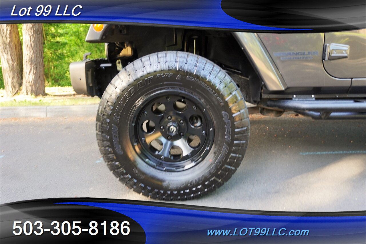 2016 Jeep Wrangler Unlimited Sahara 4X4 Unlimited 75th Anniversary Edition V6  6 Speed Manual BIG SCREEN LIFTED FUEL Wheels Newer Tires - Photo 3 - Milwaukie, OR 97267