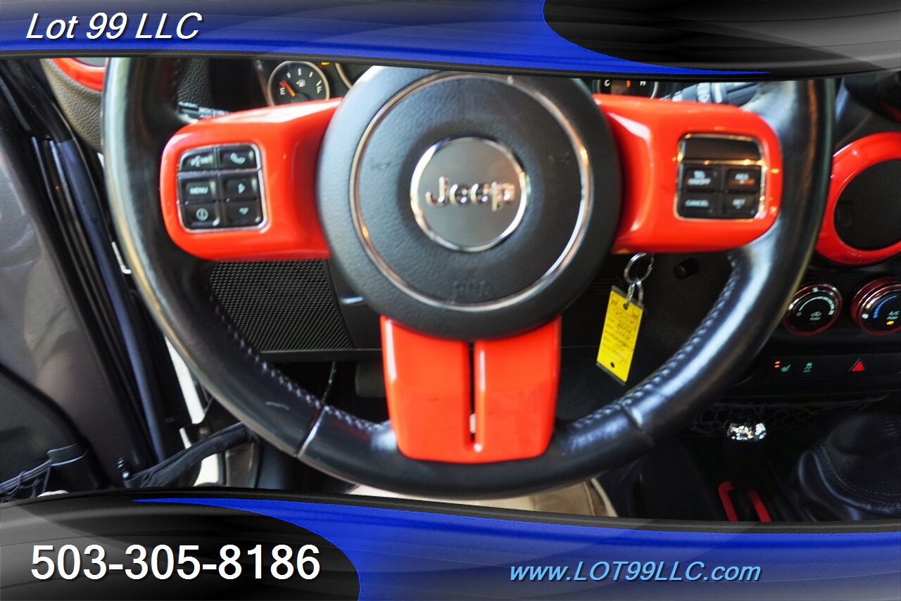 2016 Jeep Wrangler Unlimited Sahara 4X4 Unlimited 75th Anniversary Edition V6  6 Speed Manual BIG SCREEN LIFTED FUEL Wheels Newer Tires - Photo 24 - Milwaukie, OR 97267