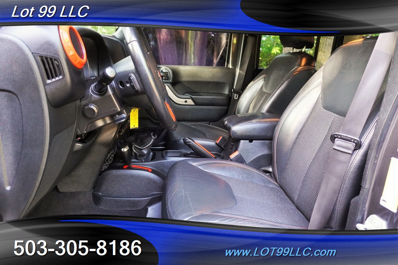 2016 Jeep Wrangler Unlimited Sahara 4X4 Unlimited 75th Anniversary Edition V6  6 Speed Manual BIG SCREEN LIFTED FUEL Wheels Newer Tires - Photo 12 - Milwaukie, OR 97267