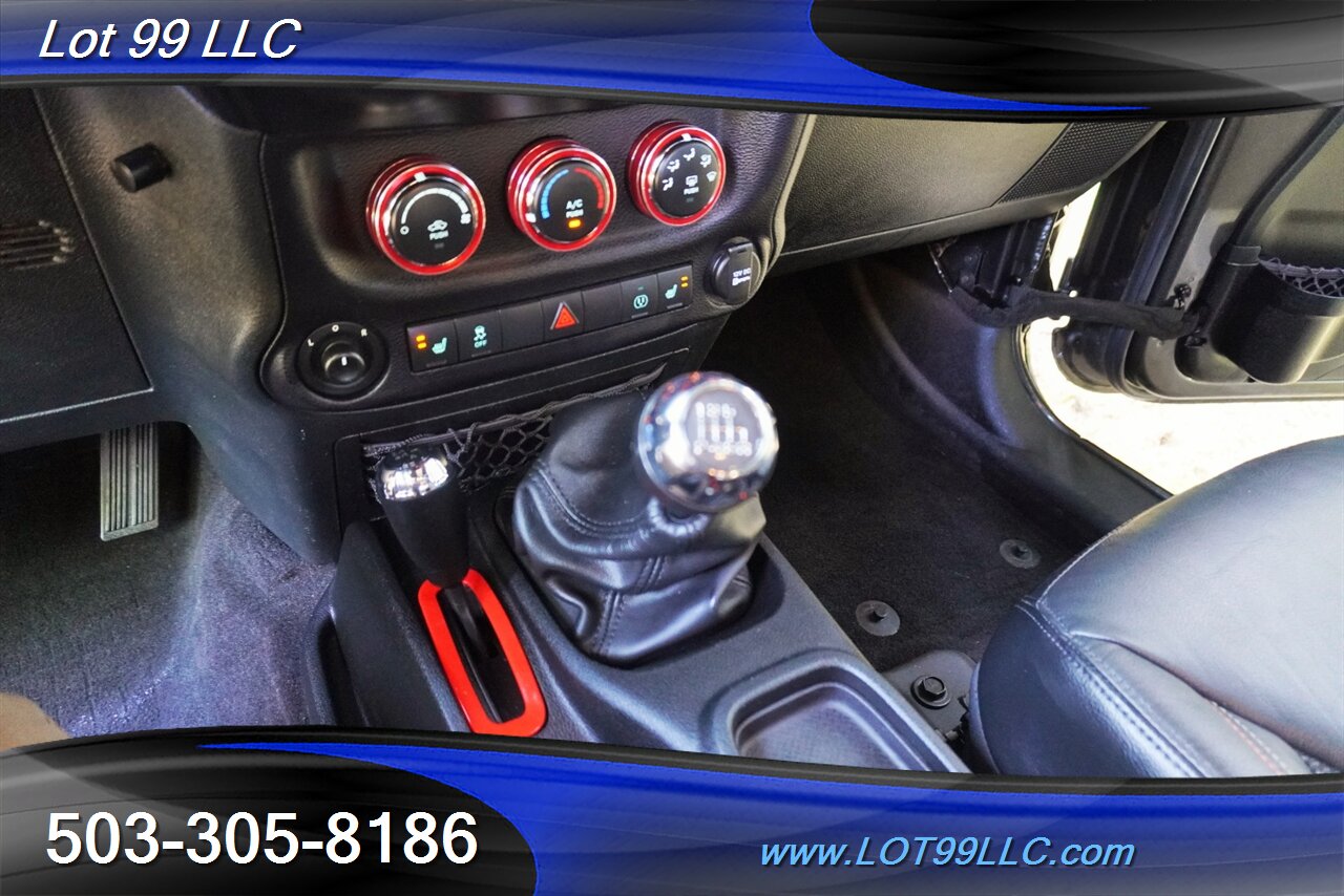 2016 Jeep Wrangler Unlimited Sahara 4X4 Unlimited 75th Anniversary Edition V6  6 Speed Manual BIG SCREEN LIFTED FUEL Wheels Newer Tires - Photo 23 - Milwaukie, OR 97267