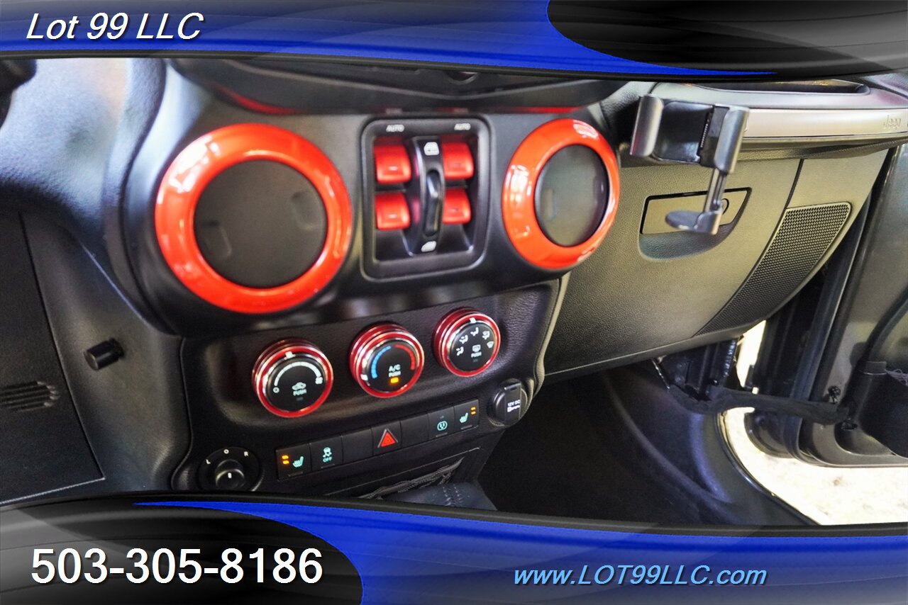 2016 Jeep Wrangler Unlimited Sahara 4X4 Unlimited 75th Anniversary Edition V6  6 Speed Manual BIG SCREEN LIFTED FUEL Wheels Newer Tires - Photo 22 - Milwaukie, OR 97267