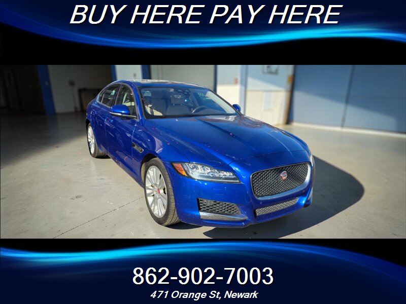 Blue 2020 Jaguar XF 25t Premium RWD Sedan Rear-Wheel Drive 8-Speed Automatic
