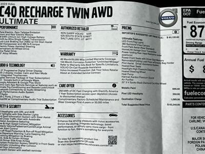 2023 Volvo C40 Recharge Twin Ultimate   - Photo 42 - Salt Lake City, UT 84115