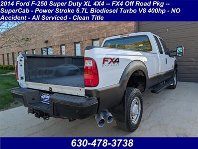2014 Ford F-250 Super Duty XL 4X4 -- FX4 Off Road Pkg -- SuperCab  - Power Stroke 6.7L Biodiesel Turbo V8 400hp - NO Accident - All Serviced - Clean Title - Photo 2 - Wood Dale, IL 60191