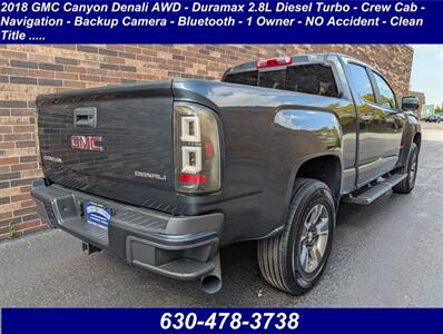 2018 GMC Canyon Denali AWD - Duramax 2.8L Diesel Turbo - Crew Cab - Navigation - Backup Camera - Bluetooth - 1 Owner - NO Accident - Clean Title - All Serviced - Photo 2 - Wood Dale, IL 60191