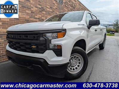 2023 Chevrolet Silverado 1500 Work Truck 4WD -- 4dr CREW CAB -  Backup Camera - Bluetooth - 1 Owner - NO Accident - Clean Title Truck