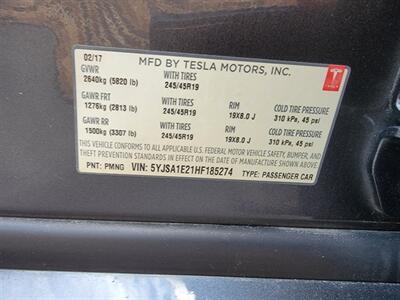 2017 Tesla Model S 90D AWD -- 329 Miles on Full Charge -  Subzero Weather Features - Full-self Driving Capability - Ultra High Fidelity Sound - Autopilot - Premium Upgrades Package - Smart Air Suspension - Power and Lighting Package - Photo 31 - Wood Dale, IL 60191