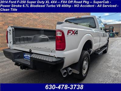 2014 Ford F-250 Super Duty XL 4X4 -- FX4 Off Road Pkg -- SuperCab  - Power Stroke 6.7L Biodiesel Turbo V8 400hp - NO Accident - All Serviced - Clean Title - Photo 2 - Wood Dale, IL 60191