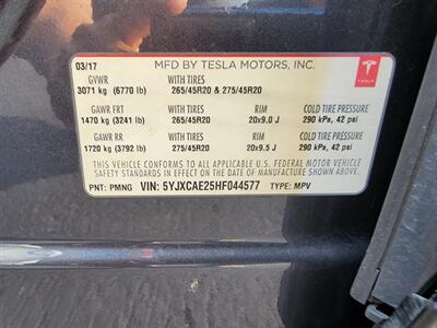 2017 Tesla Model X 75D AWD -- 3rd Row Seat - 7 Passengers  -- Full-self Driving Computer - Ultra High Fidelity Sound - Autopilot - Premium Upgrades Package - Smart Air Suspension - Technology Package - NO Accident - Clean Title - Photo 36 - Wood Dale, IL 60191