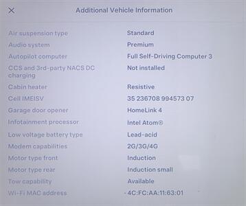 2017 Tesla Model X 75D AWD -- 3rd Row Seat - 7 Passengers  -- Full-self Driving Computer - Ultra High Fidelity Sound - Autopilot - Premium Upgrades Package - Smart Air Suspension - Technology Package - NO Accident - Clean Title - Photo 21 - Wood Dale, IL 60191