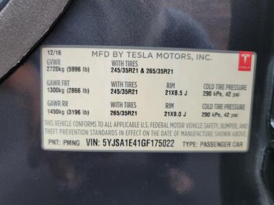 2016 Tesla Model S P100D AWD W/ Ludicrous Plus Mode - 335 Miles on Full Charge - Full Self-driving computer - Auto Pilot - Premium Audio - 1 Owner - NO Accident - Clean Title - Photo 32 - Wood Dale, IL 60191