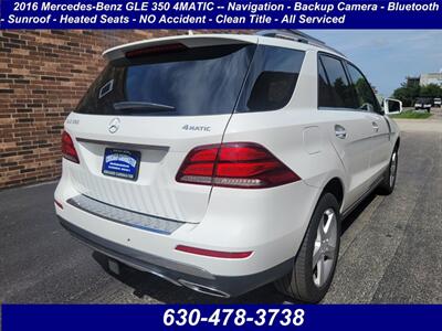 2016 Mercedes-Benz GLE 350 4MATIC -- Navigation - Backup Camera  - Bluetooth - Sunroof - Heated Seats - NO Accident - Clean Title - All Serviced - Photo 2 - Wood Dale, IL 60191
