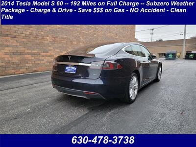 2014 Tesla Model S 60 -- 197 Miles on Full Charge - Subzero Weather  Package - Charge & Drive - Save $$$ on Gas - NO Accident - Clean Title - Photo 2 - Wood Dale, IL 60191