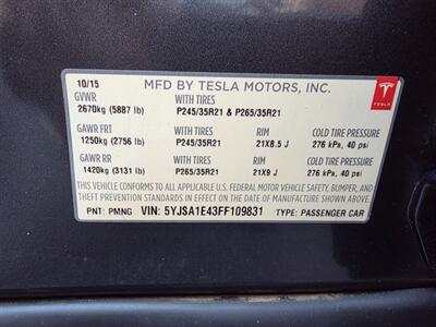 2015 Tesla Model S P90DL Ludicrous Performance AWD - 286 Miles on Full Charge - Auto Pilot - Ultra High Fidelity Sound - Premium Upgrades Package - Air Suspension - Power and Lighting Package - Clean Title - Photo 26 - Wood Dale, IL 60191