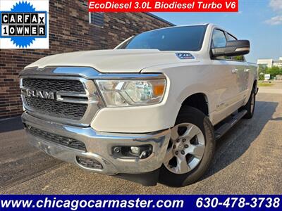 2022 RAM 1500 Big Horn 4WD - EcoDiesel 3.0L Biodiesel Turbo V6 Navigation - Backup Camera - Bluetooth - One Owner - NO Accident - Clean Title - Photo 1 - Wood Dale, IL 60191