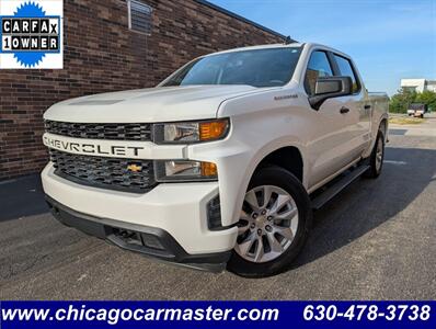 2022 Chevrolet Silverado 1500 Limited Custom 4WD -- 4dr CREW CAB -- 2.7L Turbo I4 310hp  - Backup Camera - Bluetooth - 1 Owner - NO Accident - Clean Title - Photo 1 - Wood Dale, IL 60191