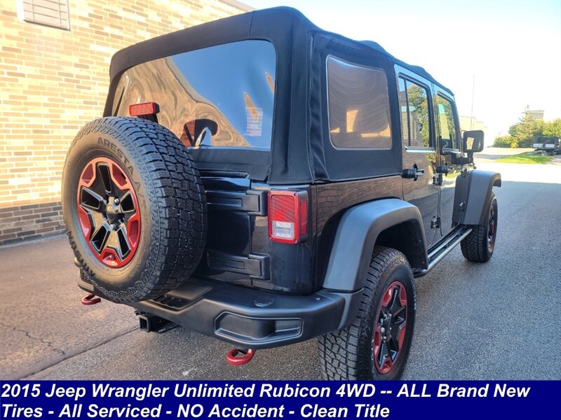 2015 Jeep Wrangler Unlimited Rubicon 4WD -- OFF ROAD PKG -  All Brand New Tires - NO Accident - Clean Title - All Serviced