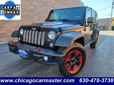 2015 Jeep Wrangler Unlimited Rubicon 4WD -- OFF ROAD PKG -  All Brand New Tires - NO Accident - Clean Title - All Serviced - Photo 1 - Wood Dale, IL 60191