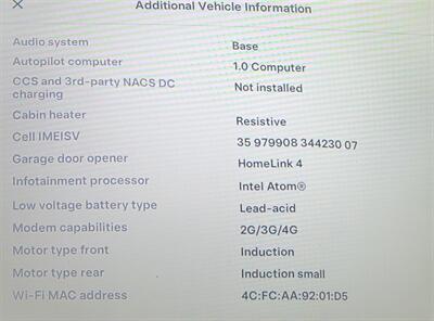 2015 Tesla Model S 70D AWD - 1 OWNER - 260 Miles with Full Charge  - Highway Auto Pilot - Save $$$ on Gas - Charge & Drive - NO Accident - Clean Auto check Report & Title - Photo 21 - Wood Dale, IL 60191