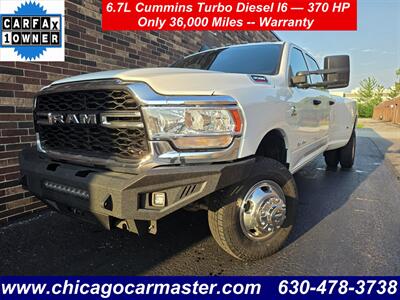 2022 RAM 3500 Tradesman 4WD CREW CAB -- 35K Miles -  Cummins 6.7L Diesel Turbo I6 370hp - Fully Loaded w/Premium Sound - NO Accident - Clean Title - All Serviced - Warranty Truck