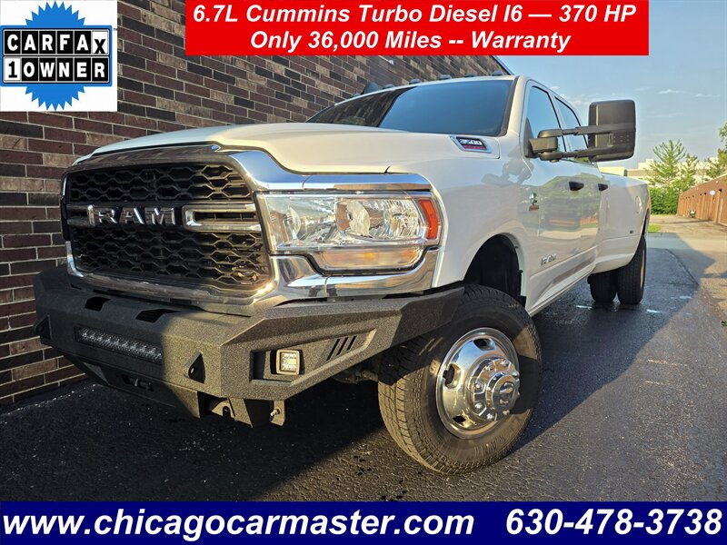 2022 RAM 3500 Tradesman 4WD CREW CAB -- 35K Miles -  Cummins 6.7L Diesel Turbo I6 370hp - Fully Loaded w/Premium Sound - NO Accident - Clean Title - All Serviced - Warranty
